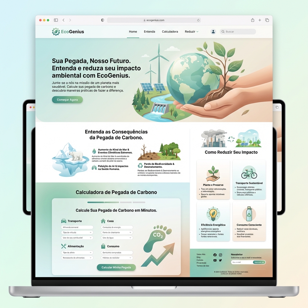 EcoGenius - Carbon Footprint Calculator